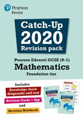 Pearson REVISE Edexcel GCSE (9-1) Maths Foundation Catch-up Revision Pack: for home learning, 2022 and 2023 assessments and exams цена и информация | Книги для подростков и молодежи | pigu.lt