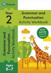 Pearson Learn at Home Grammar & Punctuation Activity Workbook Year 2 kaina ir informacija | Knygos paaugliams ir jaunimui | pigu.lt