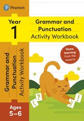 Pearson Learn at Home Grammar & Punctuation Activity Workbook Year 1 kaina ir informacija | Knygos paaugliams ir jaunimui | pigu.lt