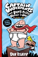 Captain Underpants: Two Pant-tastic Novels in One (Full Colour!) цена и информация | Книги для подростков  | pigu.lt