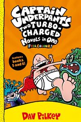 Captain Underpants: Two Turbo-Charged Novels in One (Full Colour!) kaina ir informacija | Knygos paaugliams ir jaunimui | pigu.lt