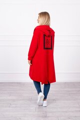Džemperis moterims LHL15755, raudonas цена и информация | Женские толстовки | pigu.lt