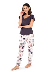 Pižama moterims Babella Miss NMP56574, violetinė цена и информация | Женские пижамы, ночнушки | pigu.lt
