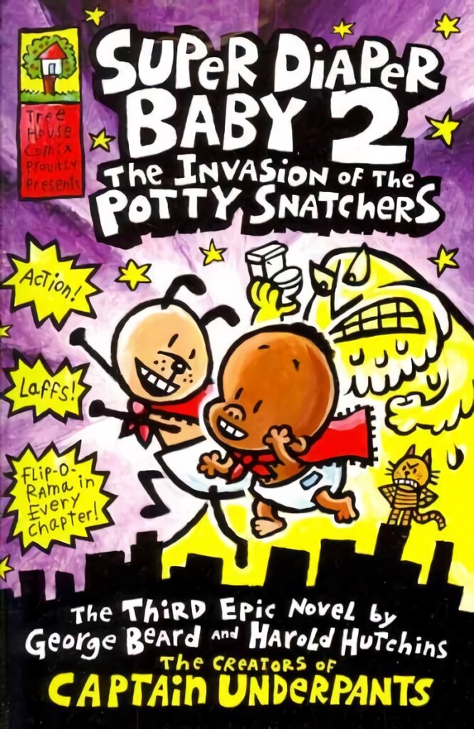 Super Diaper Baby 2 The Invasion of the Potty Snatchers kaina ir informacija | Knygos paaugliams ir jaunimui | pigu.lt