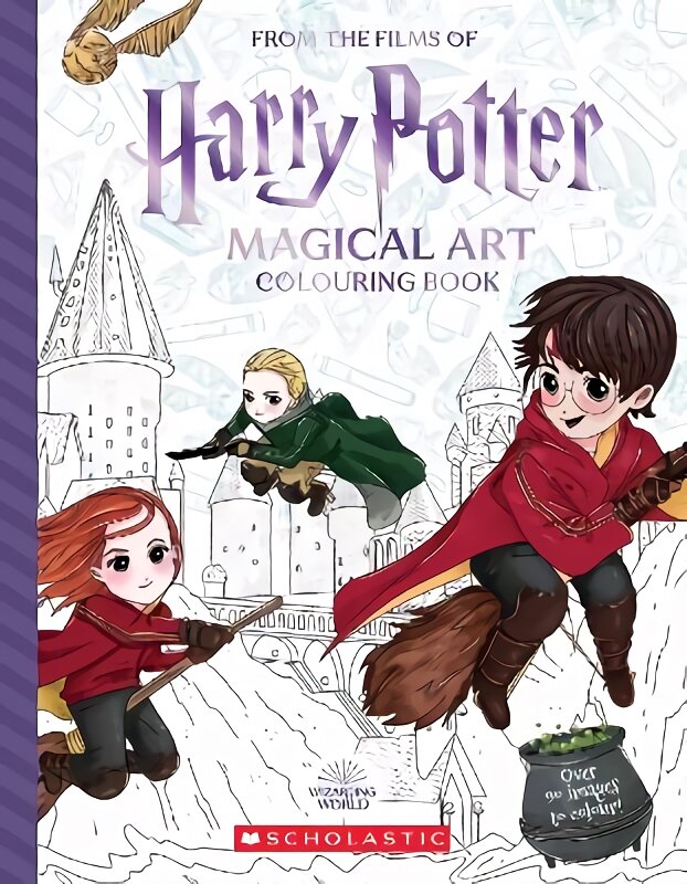 Harry Potter: Magical Art Colouring Book kaina ir informacija | Knygos mažiesiems | pigu.lt