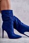 Aukštakulniai batai moterims Laguna BSB21879, mėlyni kaina ir informacija | Aulinukai, ilgaauliai batai moterims | pigu.lt