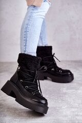 Aulinukai moterims BSB219172681, juodi kaina ir informacija | Aulinukai, ilgaauliai batai moterims | pigu.lt