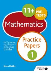 11plus Maths Practice Papers 1: For 11plus, pre-test and independent school exams including CEM, GL and ISEB цена и информация | Книги для подростков  | pigu.lt