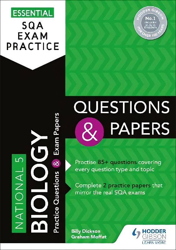 Essential SQA Exam Practice: National 5 Biology Questions and Papers: From the publisher of How to Pass kaina ir informacija | Knygos paaugliams ir jaunimui | pigu.lt