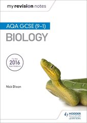 My Revision Notes: AQA GCSE (9-1) Biology цена и информация | Книги для подростков и молодежи | pigu.lt