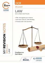 My Revision Notes: OCR A Level Law Second Edition цена и информация | Книги по экономике | pigu.lt