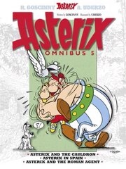 Asterix: Asterix Omnibus 5: Asterix and The Cauldron, Asterix in Spain, Asterix and The Roman Agent, 5, Asterix and the Cauldron, Asterix in Spain, Asterix and the Roman Agent kaina ir informacija | Knygos paaugliams ir jaunimui | pigu.lt