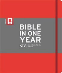 NIV Journalling Bible in One Year: Red kaina ir informacija | Dvasinės knygos | pigu.lt