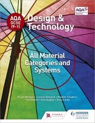 AQA GCSE (9-1) Design and Technology: All Material Categories and Systems kaina ir informacija | Knygos paaugliams ir jaunimui | pigu.lt