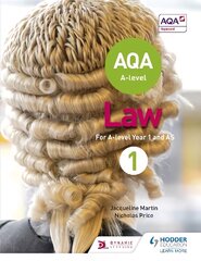 AQA A-level Law for Year 1/AS цена и информация | Книги по экономике | pigu.lt