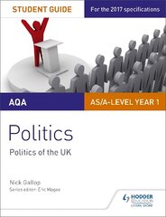 AQA AS/A-level Politics Student Guide 2: Politics of the UK цена и информация | Книги по социальным наукам | pigu.lt