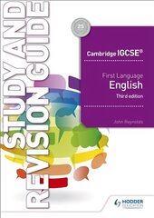 Cambridge IGCSE First Language English Study and Revision Guide 3rd edition цена и информация | Книги для подростков  | pigu.lt