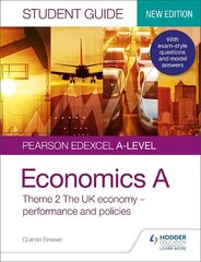 Pearson Edexcel A-level Economics A Student Guide: Theme 2 The UK economy - performance and policies kaina ir informacija | Knygos paaugliams ir jaunimui | pigu.lt
