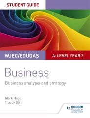 Wjec/Eduqas A-level Year 2 Business Student Guide 3: Business Analysis and Strategy kaina ir informacija | Ekonomikos knygos | pigu.lt