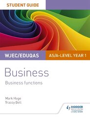 Wjec/Eduqas AS/A-level Year 1 Business Student Guide 2: Business Functions kaina ir informacija | Ekonomikos knygos | pigu.lt