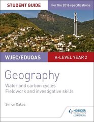 WJEC/Eduqas A-level Geography Student Guide 4: Water and carbon cycles; Fieldwork and investigative skills kaina ir informacija | Socialinių mokslų knygos | pigu.lt