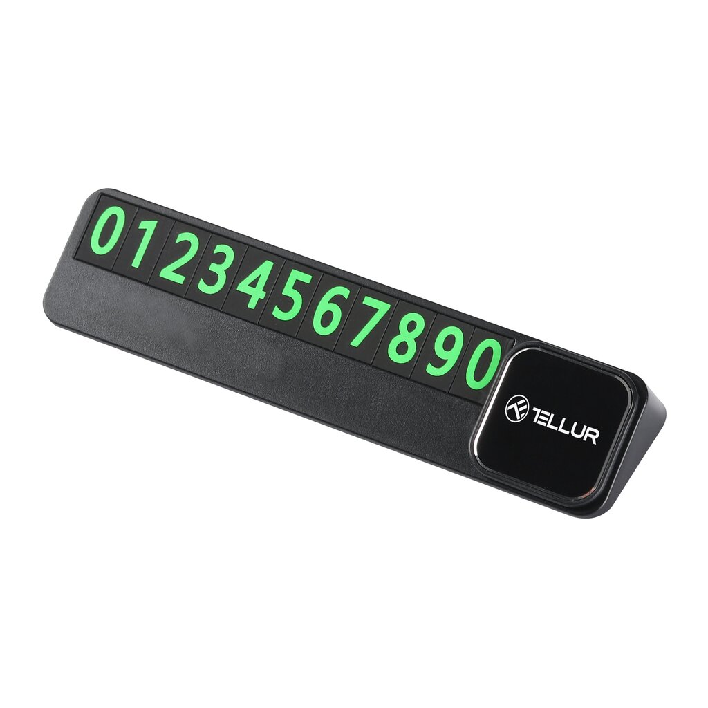 Laikino automobilio parkavimo telefono numerio kortelė Tellur TLL171231 kaina ir informacija | Auto reikmenys | pigu.lt