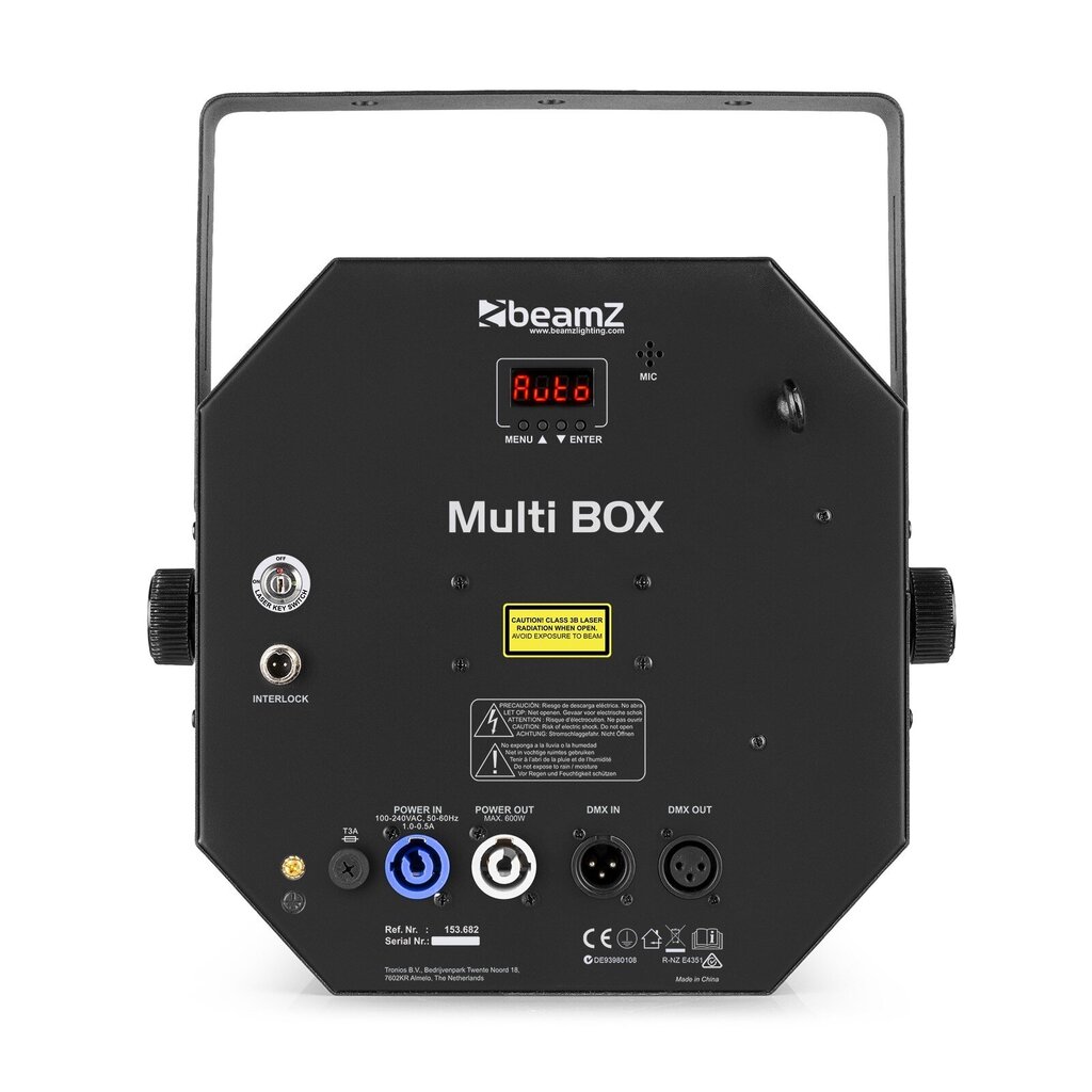 BeamZ MultiBox LED efektas su lazeriu ir strobu цена и информация | Dekoracijos šventėms | pigu.lt