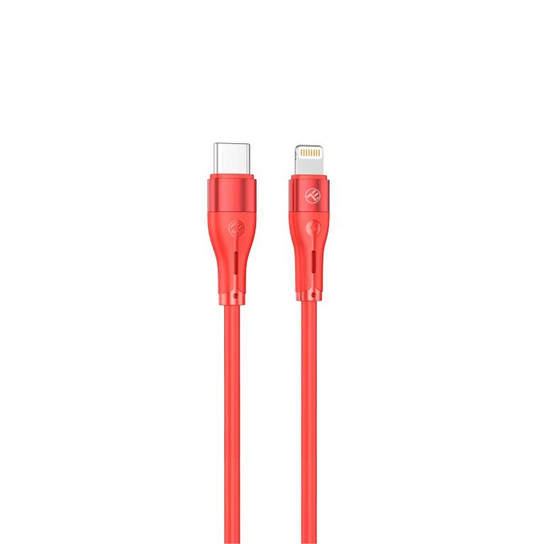 Tellur Silicone TLL155561, USB-C/Lightning, 1 m kaina ir informacija | Laidai telefonams | pigu.lt