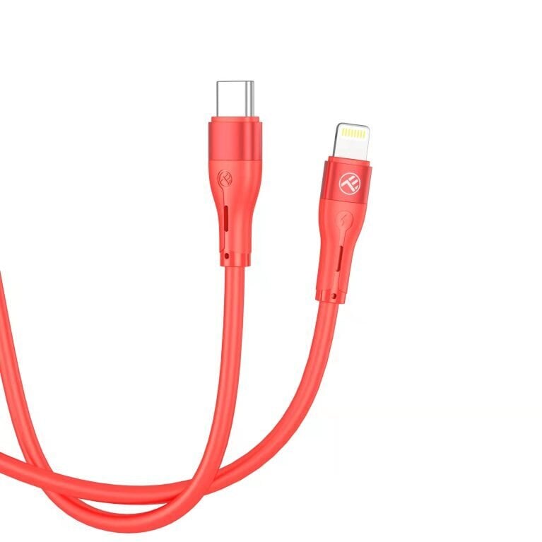 Tellur Silicone TLL155561, USB-C/Lightning, 1 m цена и информация | Laidai telefonams | pigu.lt