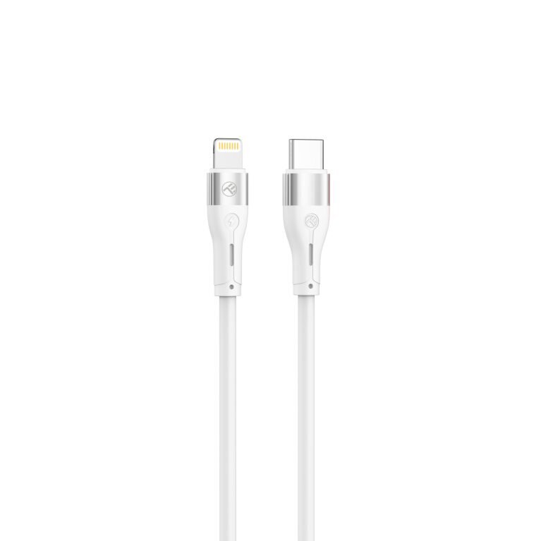 Tellur Silicone TLL155541, USB-C/Lightning, 1 m цена и информация | Laidai telefonams | pigu.lt