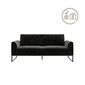 Sofa CosmoLiving by Cosmopolitan Adley, juoda kaina ir informacija | Sofos | pigu.lt