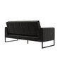 Sofa CosmoLiving by Cosmopolitan Adley, juoda kaina ir informacija | Sofos | pigu.lt