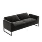 Sofa CosmoLiving by Cosmopolitan Adley, juoda kaina ir informacija | Sofos | pigu.lt