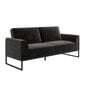 Sofa CosmoLiving by Cosmopolitan Adley, juoda kaina ir informacija | Sofos | pigu.lt