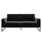 Sofa CosmoLiving by Cosmopolitan Adley, juoda kaina ir informacija | Sofos | pigu.lt