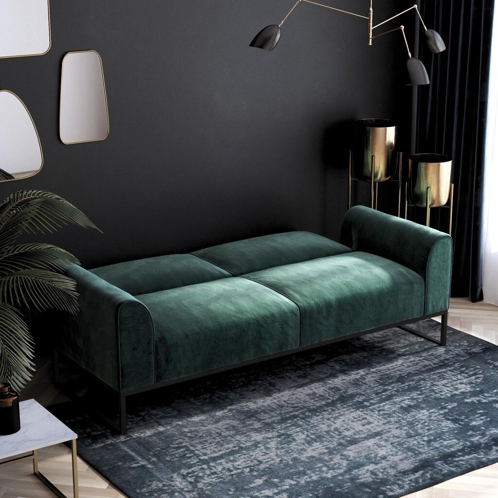 Sofa CosmoLiving by Cosmopolitan Adley, žalia kaina ir informacija | Sofos | pigu.lt