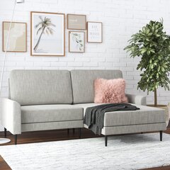 Sofa CosmoLiving by Cosmopolitan Francis, pilka kaina ir informacija | Sofos | pigu.lt