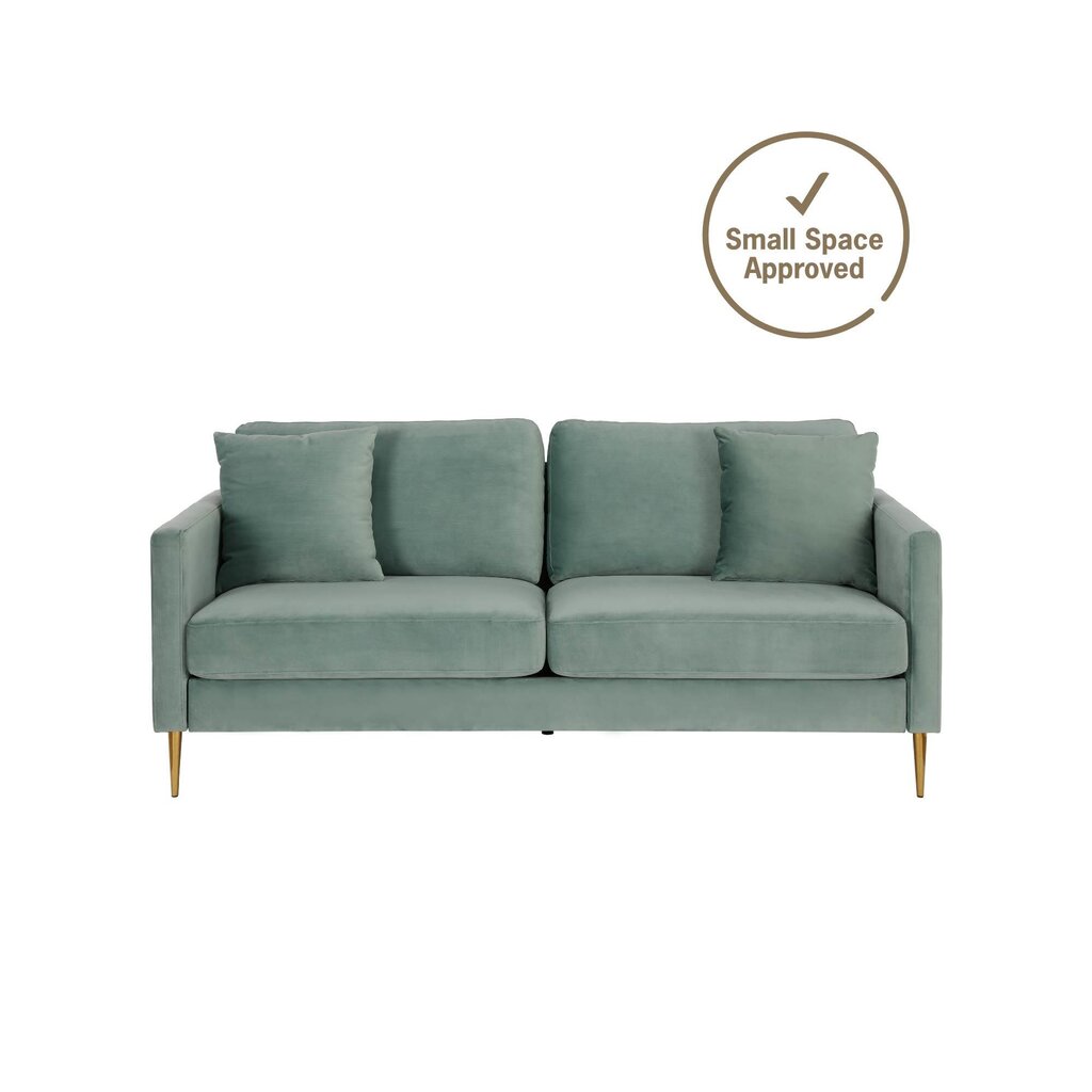 Sofa CosmoLiving by Cosmopolitan Highland, žalia kaina ir informacija | Sofos | pigu.lt