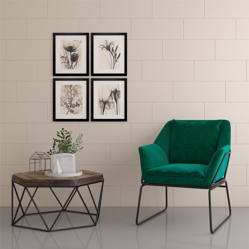 Kėdė Dorel Home Avery, žalia kaina ir informacija | Virtuvės ir valgomojo kėdės | pigu.lt