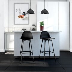 Baro kėdė Dorel Home Calvin, ruda kaina ir informacija | Virtuvės ir valgomojo kėdės | pigu.lt
