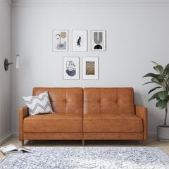 Sofa Dorel Home Andora, ruda kaina ir informacija | Sofos | pigu.lt