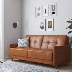 Sofa Dorel Home Andora, ruda kaina ir informacija | Sofos | pigu.lt