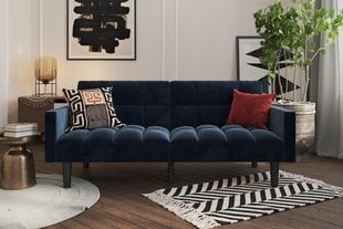 Sofa Dorel Home Harper, mėlyna kaina ir informacija | Sofos | pigu.lt