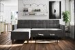 Sofa Dorel Home Hartford, pilka цена и информация | Minkšti kampai | pigu.lt