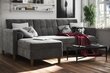 Sofa Dorel Home Hartford, pilka kaina ir informacija | Minkšti kampai | pigu.lt