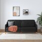 Sofa Dorel Home Jasper, juoda kaina ir informacija | Sofos | pigu.lt