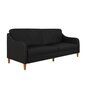 Sofa Dorel Home Jasper, juoda kaina ir informacija | Sofos | pigu.lt