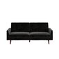 Sofa Dorel Home Jasper, juoda kaina ir informacija | Sofos | pigu.lt