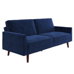 Sofa Dorel Home Jasper, mėlyna kaina ir informacija | Sofos | pigu.lt