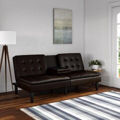 Sofa Dorel Home Memory, ruda kaina ir informacija | Sofos | pigu.lt